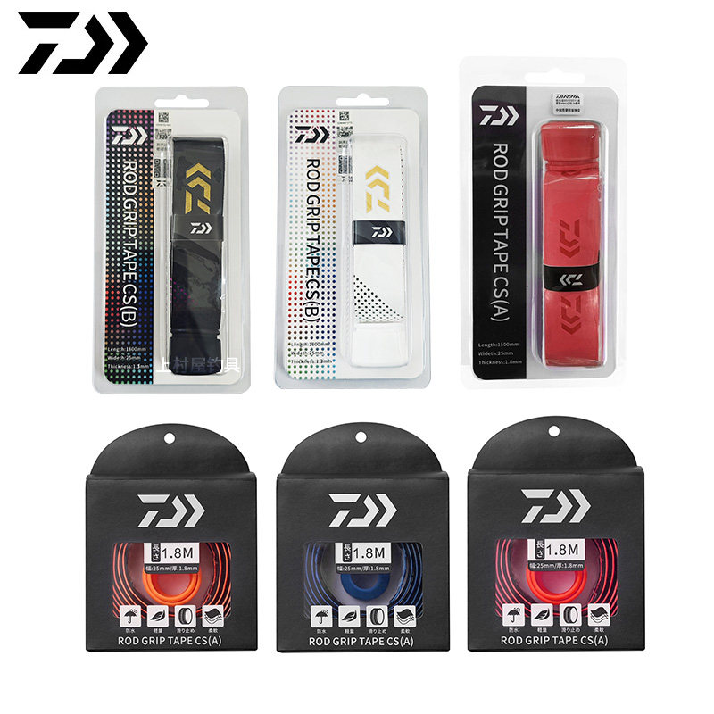 DAIWA/ручка удочки DAIWA, обернутая удочкой, обернутая ручкой удочки, обернутая нескользящим чехлом для ручки, впитывающим пот