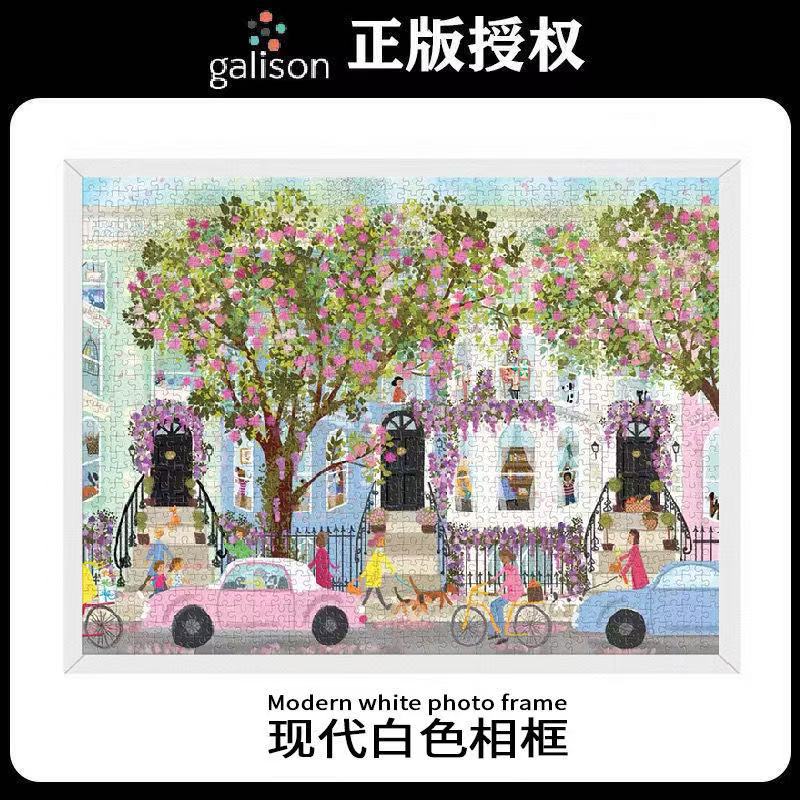 Подлинное разрешение】 головоломка galison spring garden puzzle импортированная головоломка из 1000 штук развивающих игрушек для взрослых