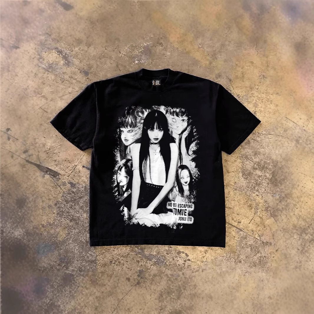 250 граммов плотного хлопка!Американская футболка oversize vintage girl с принтом для пары женщин, свободная футболка с короткими рукавами, мужская тенденция