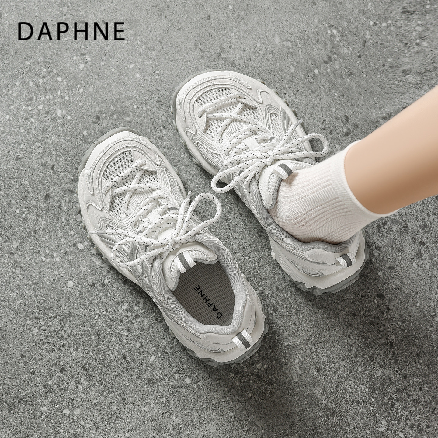 Daphne/ сетчатая обувь для папы на толстой подошве; коллекция 2026 года; летняя новая немецкая обувь для тренировок; дышащая женская обувь; уличная спортивная обувь для пеших прогулок