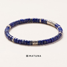 Matuna Lapis lazuli original straight cut bracelet