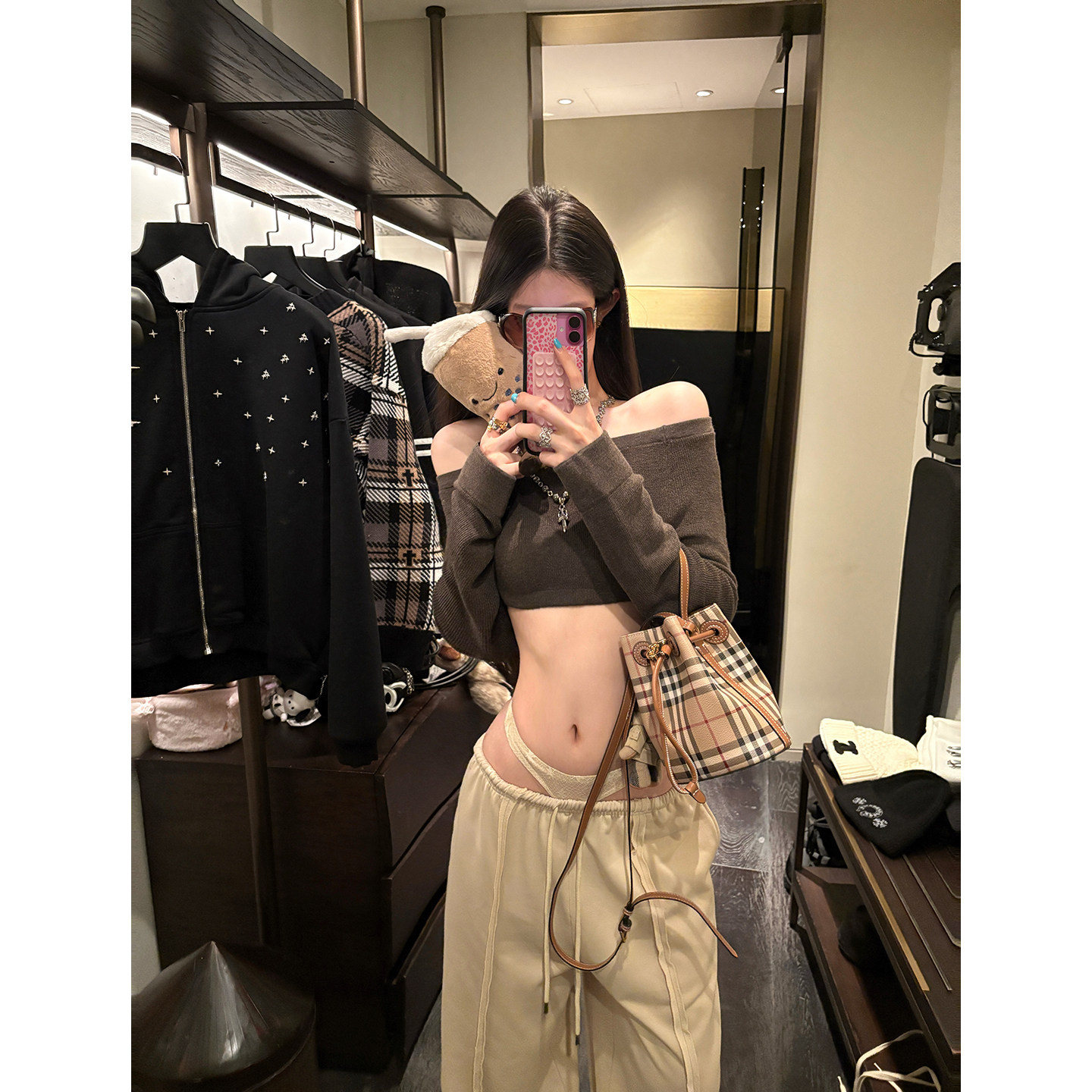 Широкие брюки Mo Xinxin American hot girl, женские летние дизайнерские брюки свободного кроя с прямыми штанинами, трикотажные повседневные брюки