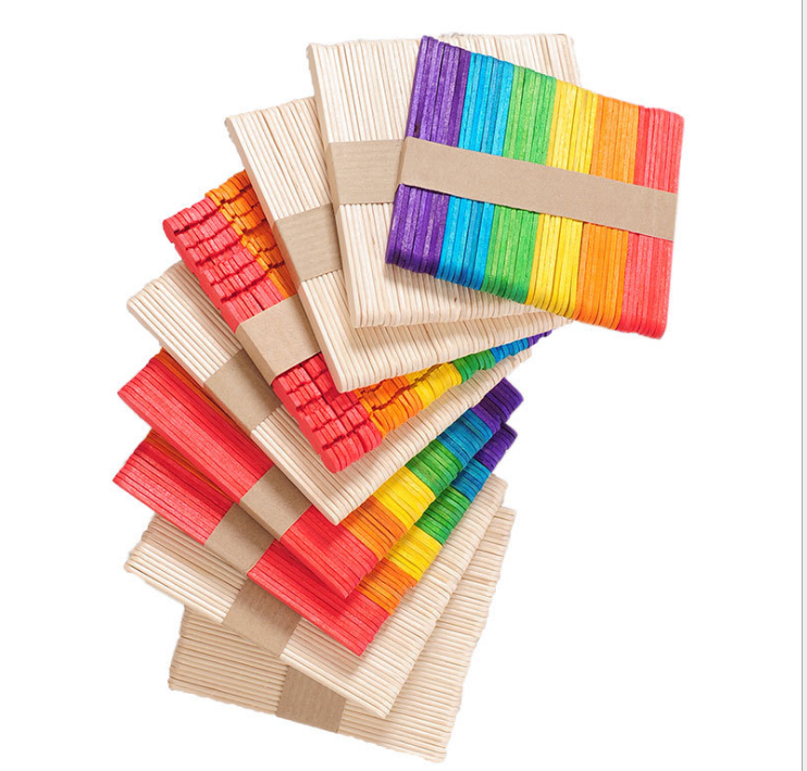 Палочки для мороженого, деревянные палочки, материалы для изготовления мини-моделей для мороженого ручной работы, палочки для мороженого, палочки для мороженого, палочки для мороженого