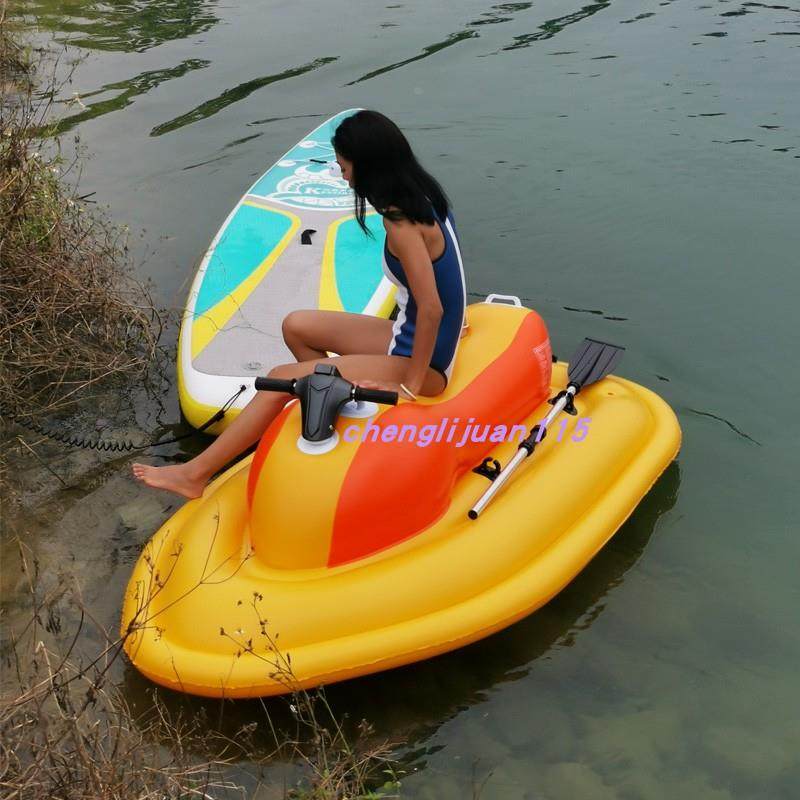 Мощная надувная моторная лодка, крепление для воды, водная игрушка, домашние мужчины и женщины свободно поворачивают руки к воде, чтобы оттолкнуться