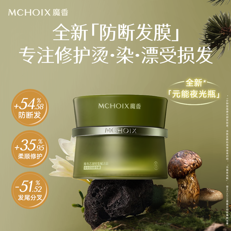 Маска против ломкости волос с протеином мацутаке Magic fragrance hair core repair восстанавливает структуру волос, устраняет сухость, повреждения при окрашивании и химической завивке, придает эластичность.