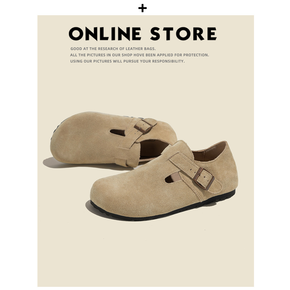 Ограниченное время, 88 юаней, обувной магазин Fuji, кожаные женские кроссовки Birkenstocks 2024, весенне-осенние рыболовные кроссовки Birkenstocks на толстой подошве, все включено, одиночные туфли
