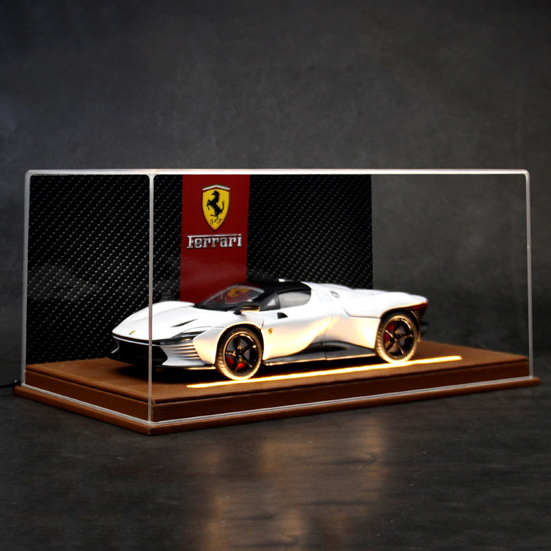 Модель автомобиля Ferrari SP3 из сплава спортивный автомобиль-симулятор коллекция моделей автомобилей украшение подарок для мальчика высококачественный игрушечный автомобиль
