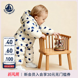 【Осенние и зимние новинки 2025 года】 Детская одежда Petitbateau, цельный пуховый костюм для младенцев A0GFK