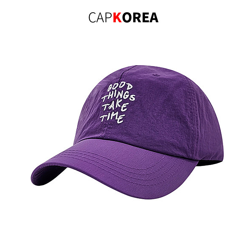 Корейская бейсболка cap purchasing hat 2025 весна и лето новый мягкий верх из гладкой нейлоновой ткани, водонепроницаемой и защищающей от пота