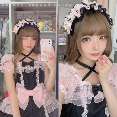 taobao agent 【芝士猫手作】多色入！梦幻蕾丝ap贝壳恋姬Lolita小物头饰发带