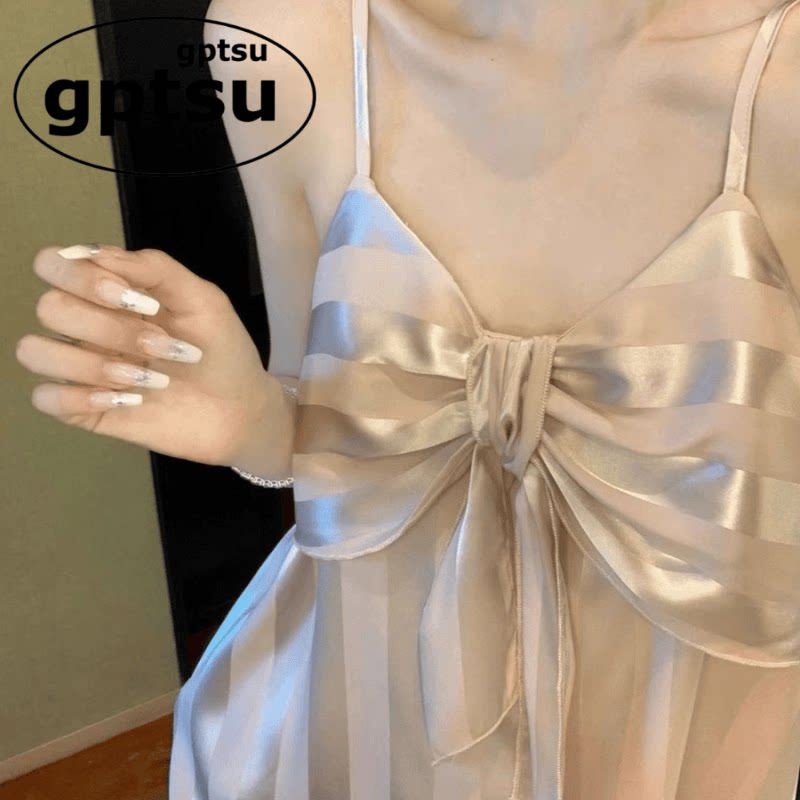 Японский стиль GP pure desire, высококачественная сексуальная пижама из ледяного шелка, женские летние шорты-слинг, домашний костюм в тонкую полоску