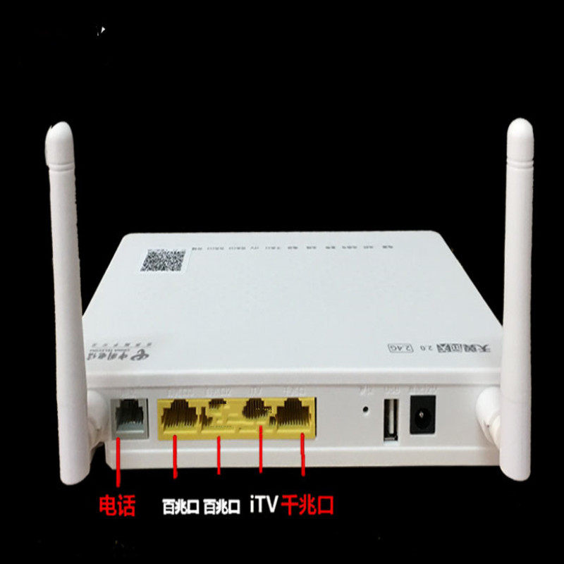 F650 Shanxi Shaanxi Telecom Гигабитный оптоволоконный шлюз Tianyi Gateway 4+1 Беспроводной 200 М