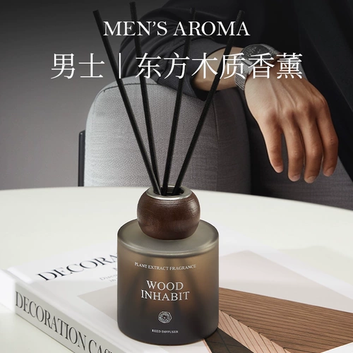 Аромотерапия, деревянные парфюмированные духи для офиса из сандалового дерева, долговременный эффект