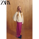 ZARA2026 осенние новинки, детская одежда, рубашка с оборками и вышивкой для девочек в романтическом стиле 7521713 251