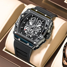 Swiss trend hollowed out men's fully automatic mechanical watch