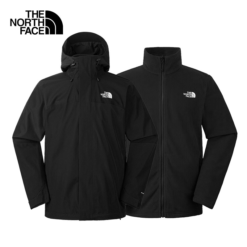 Мужской осенне-зимний костюм-двойка с флисовой подкладкой North jacket 