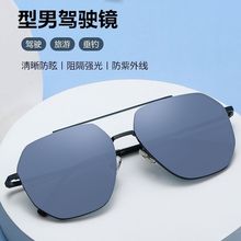 Ji Ruoshi Sunglasses for Men: Sun Protection, Polarized Sunshade, UV Protection, Driving, Fishing Fashion, Nylon Lenses, Sunglasses