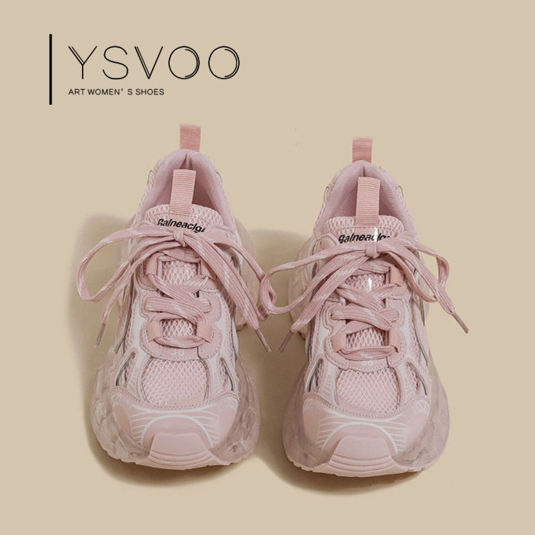YSVOO [Summer Paris] Летняя женская обувь, новинка 2026 года, популярный в этом году стиль, сетчатая дышащая обувь для папы