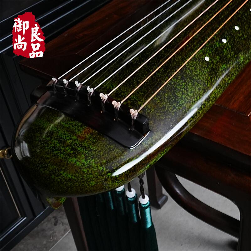 Yushang Liangpin Guqin для начинающих Ручной работы из старой ели Портативный семиструнный банановый лист Fuxi Zhongni Введение в банановый лист
