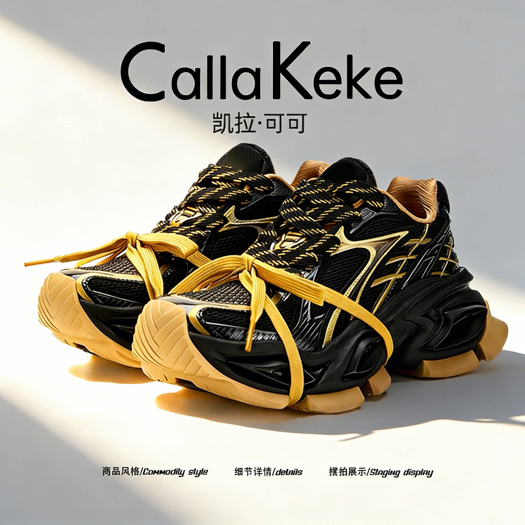 Американская обувь Calla Keke different pupil cat's eye daddy shoes для мужчин и женщин, новинка 2026 года, повседневная обувь mecha на толстой подошве увеличенного размера