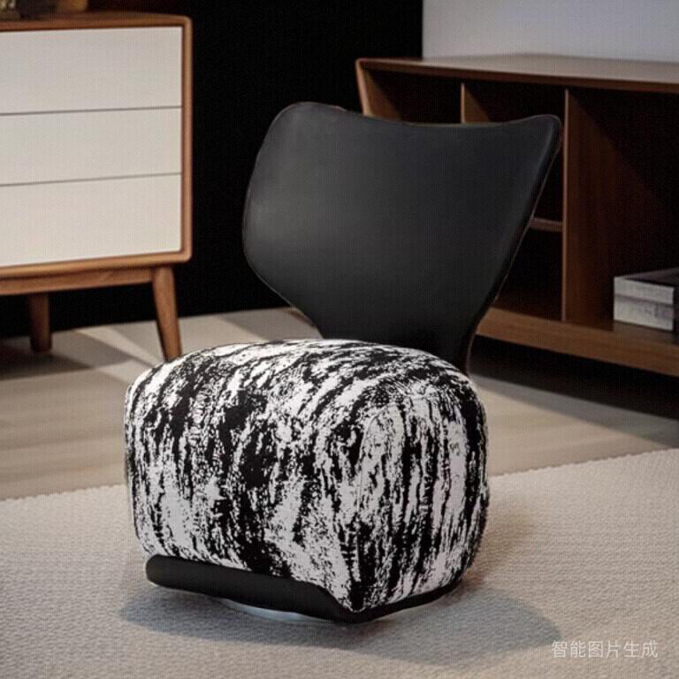 Диван Wabi-sabi wind в гостиной, диван-кресло, одноместное кресло, дизайнерская спальня, глубокое кресло на балконе, картина тушью, вращающаяся спинка шезлонга