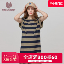 unisunny长T恤裙孕妇连衣裙