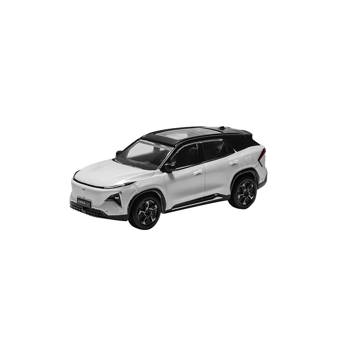 Geely Galaxy L7 модель автомобиля ручной работы из сплава 1:64 модель украшения коллекции автомобилей Geely официальная аутентичная
