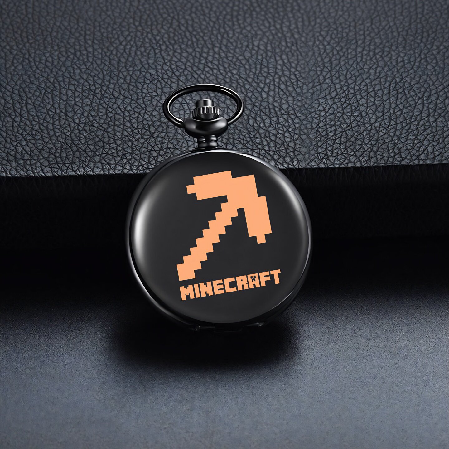 Периферийные карманные часы Minecraft MC Coolie боится бриллиантовой рукописи, игровой кулона, двумерного ожерелья, металлических часов