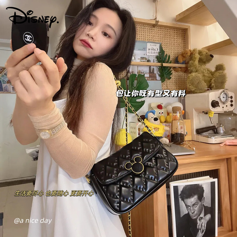 Сумки из натуральной кожи Disney, женские модели, новая женская атмосфера высокого класса 2025 года, легкие роскошные сумки-мессенджеры, взрывные легкие женские сумки