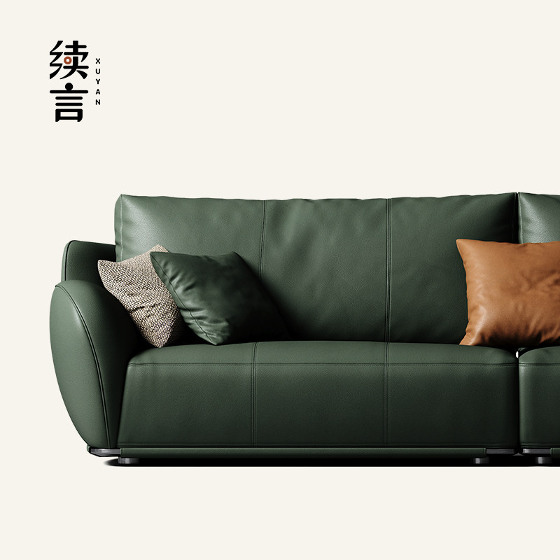 Продолжение 2025 года новый итальянский минималистский кожаный диван полностью в стиле виллы особняка, дизайнерская мебель для всего дома, оригинальный диван
