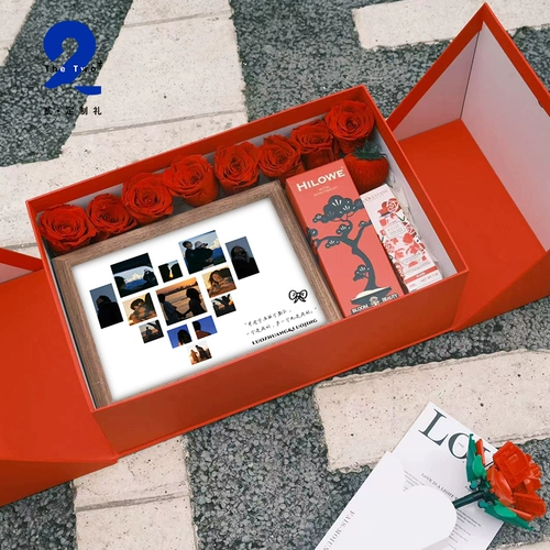 新 Подарок на заказ 2024 Новый 520 День Святого Валентина девочка девушка фестиваль день рождения подарки для девочек, сет, девочка, сердце