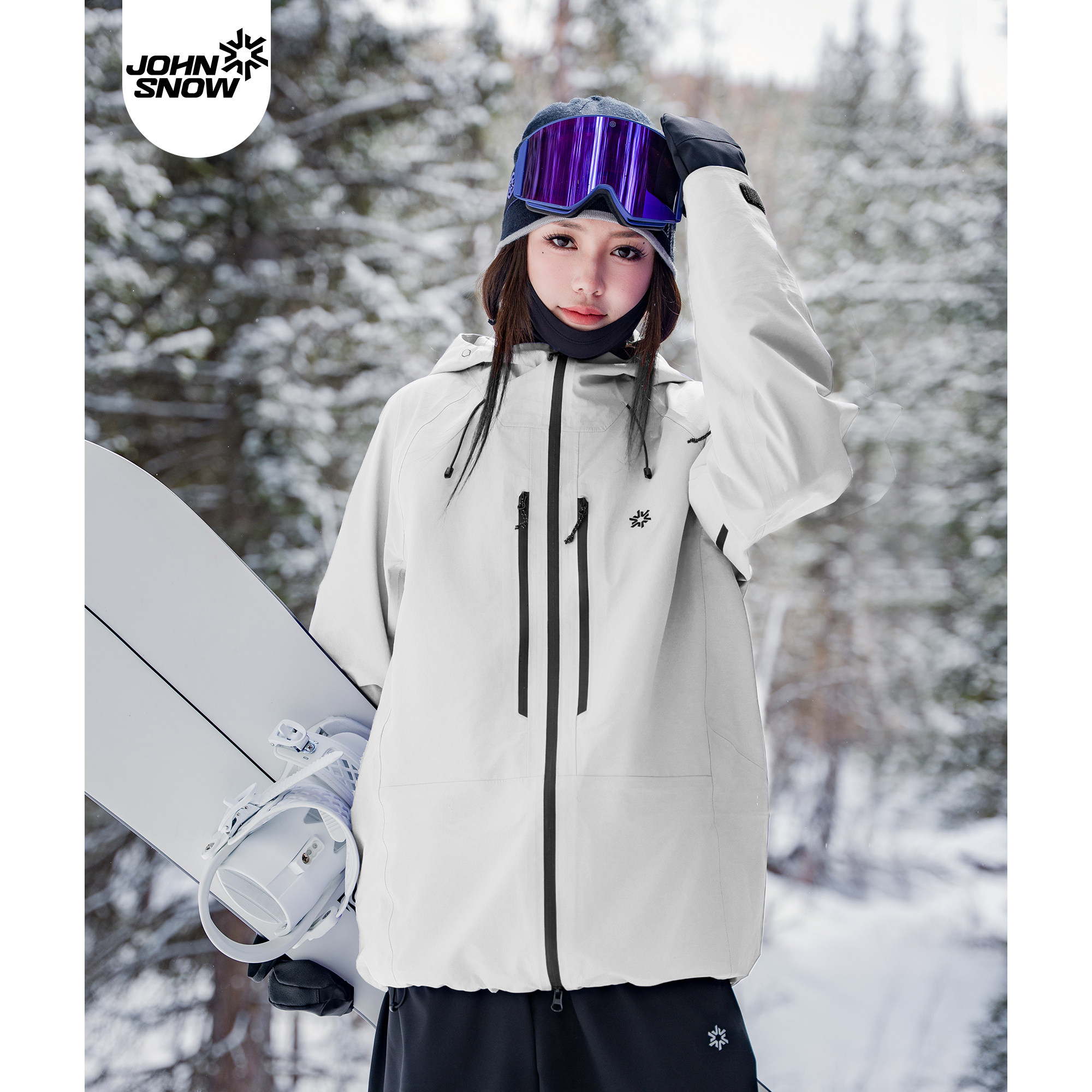 Лыжный костюм John snow hard shell для женщин и мужской защиты...