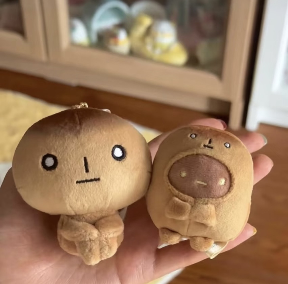 Реальные снимки поддерживают выбор лица Sanx corner creatures anniversary limited сгоревший хлеб жемчужина круглая ручная нефритовая плюшевая кукла