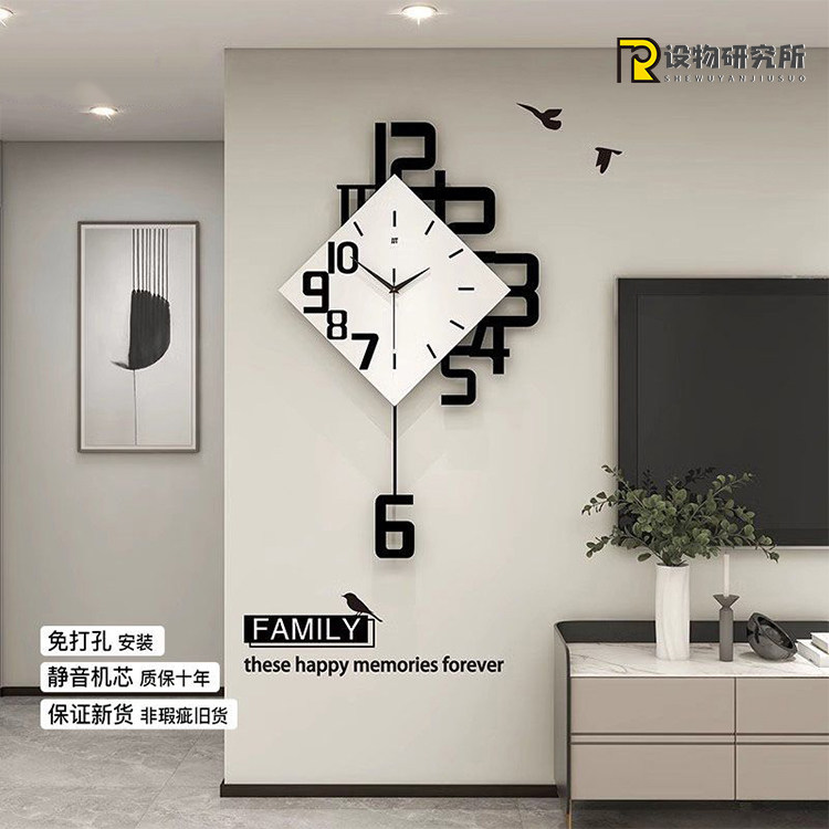 Креативные настенные часы home light роскошные высококачественные часы для украшения гостиной, столовой, настенные модные современные новые настенные часы