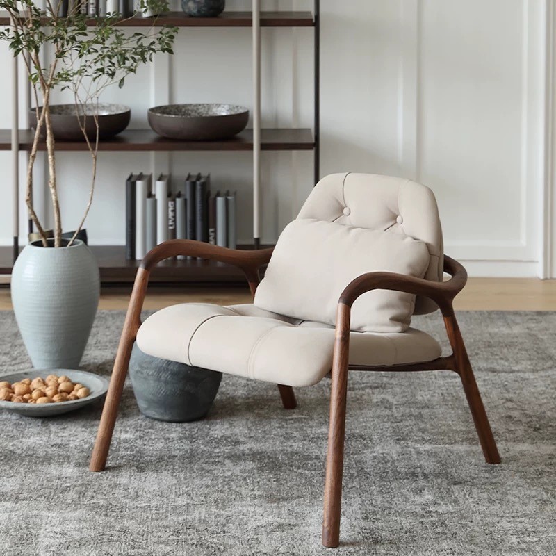 Мебель с индивидуальным дизайном, новый китайский стиль, североамериканский диван из черного ореха, кресло для отдыха, кресло с откидной спинкой, кресло с тигровой спинкой