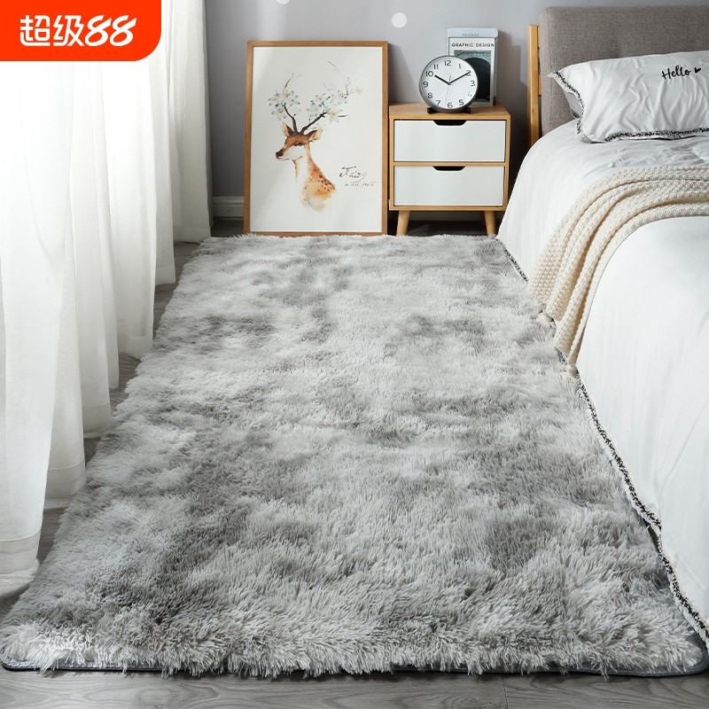 Ковер одеяло коврик для пола в спальне прикроватное одеяло ins гостиная журнальный столик одеяло комнатная подушка плюшевый балкон эркерный диван