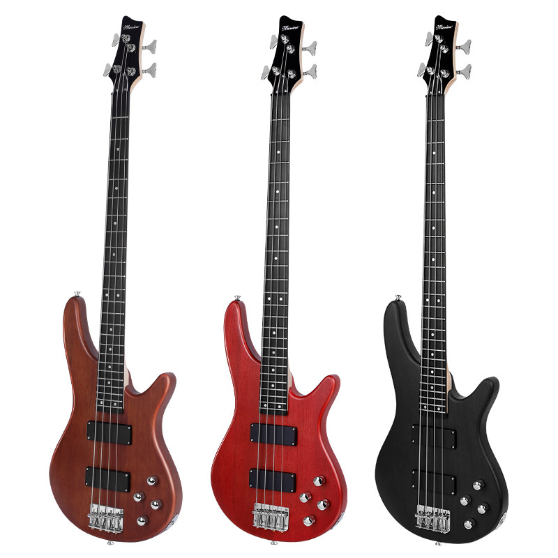 Mingsen Minsine Bass Elm Electric Bass подлинный четырехструнный набор для дубляжа начинающих бас-гитар Electric bass set