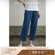 [新品]A.P.C. 2023女APC高腰直筒九分牛仔裤NAP/NET-A-PORTER颇特