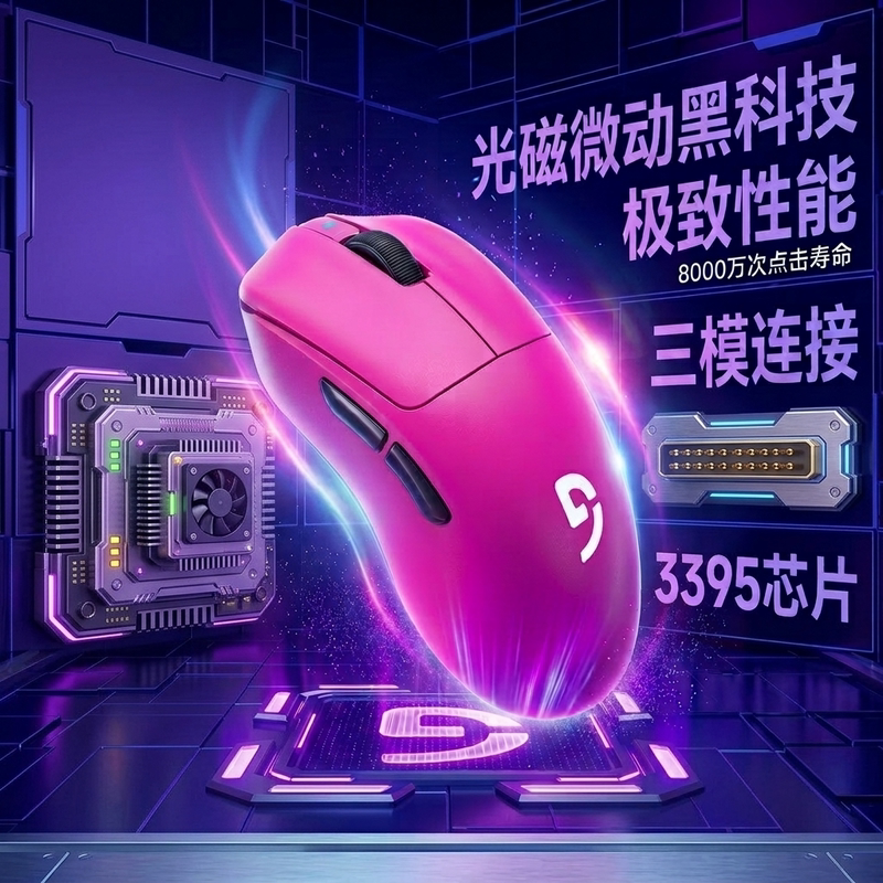 Fuhlen Fuller G90 трехрежимная оптическая магнитная игровая мышь micro-motion gaming mouse PAW3395 легкая игровая мышь для игр