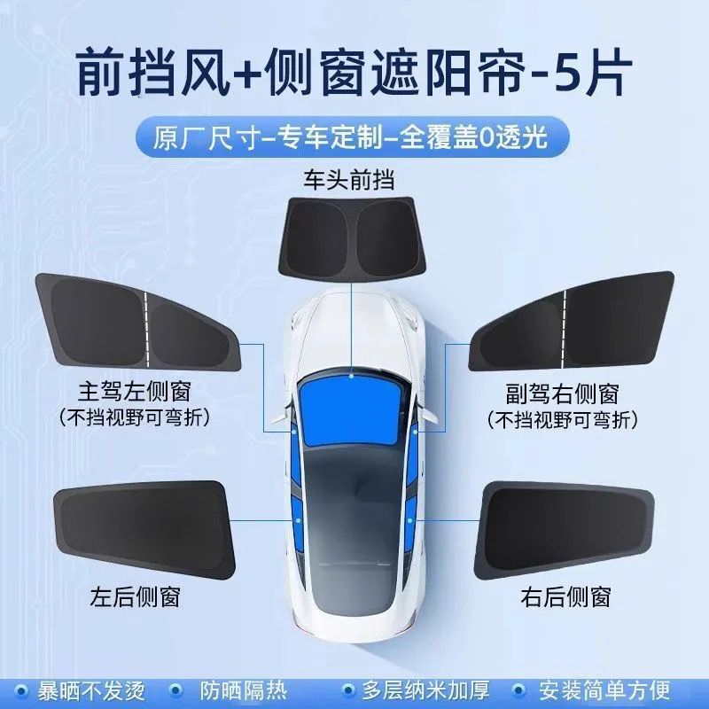 Солнцезащитный козырек для автомобиля Zhiji LS6/LS9, аксессуары для окон, шторка для уединения в кемпинге, солнцезащитный козырек, блокирующий светопропускание, защиту от подглядывания, защиту от солнца и теплоизоляцию