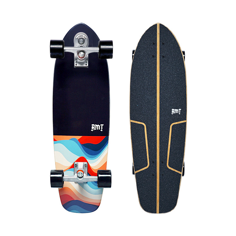 RMT land surfboard профессиональный скейтборд, четырехколесная доска для скручивания без педалей, лыжный серфинг для начинающих взрослых детей