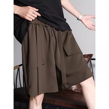 ZPK Korean straight leg sports shorts for men's summer