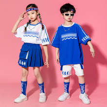 Children's performance costumes for June 1st, street dance, cheerleading, trendy costumes for hip-hop boys and girls, jazz dance for elementary school students, set