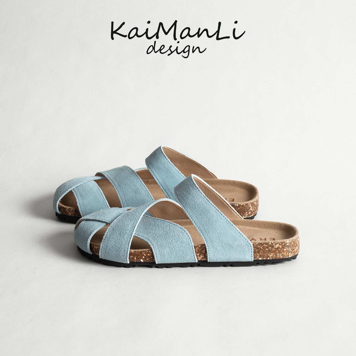 Кожаные ретро-полые шлепанцы из пробки Baotou Birkenstock, женская летняя одежда, пляжные сандалии для ленивых, римская обувь в виде свиной клетки