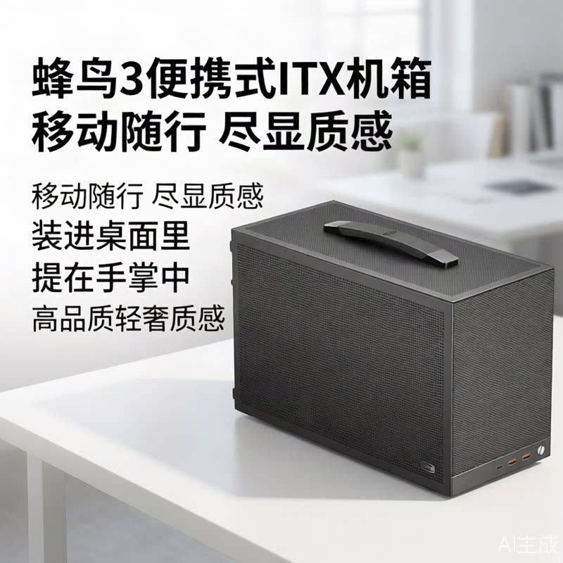 Разгон трехколесного шасси Hummingbird 3 K101 portable портативный ITX mini desktop typec настольный компьютер на небольшом шасси