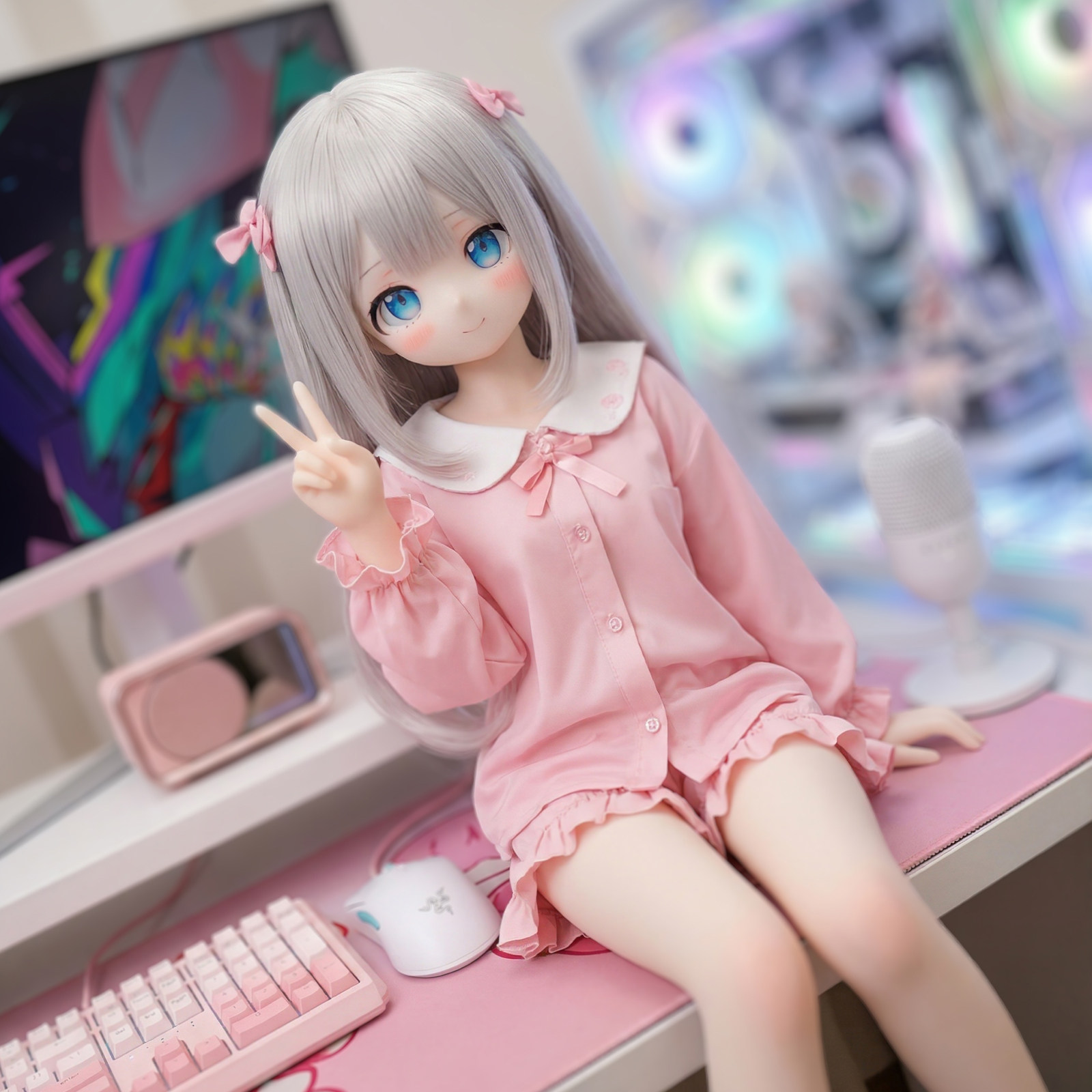 Индивидуальная двухмерная кукла Izumi Sagiri BJD 3 балла 6 баллов силиконовая маленькая кукла-игрушка