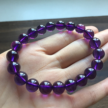 Ten Year Old Shop 14 Colors Natural Amethyst Bracelet Women's Uruguay 7A Natural Amethyst Bracelet Single