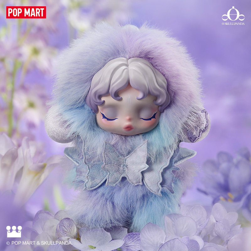 POPMART BUBBLE MART Θ SKULLPANDA Легкая ПЛЕТЕНАЯ САДОВАЯ серия ПЛЮШЕВЫХ кукол Кулон в виде слепой коробки Подарок