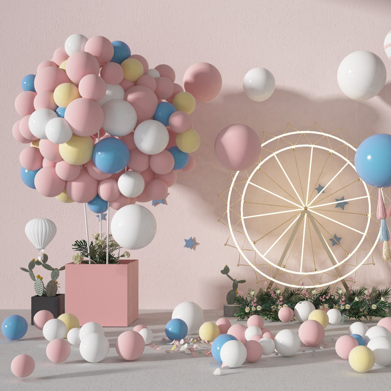 Рождественский торговый центр Meichen decoration реквизит для оформления витрины пластиковое украшение на воздушном шаре 4s креативный макет сцены выставочного зала