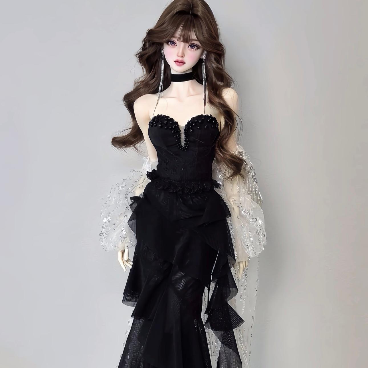Современное свадебное платье bjd super sweet doll blind box ручной работы совместное подвижное роскошное сменное украшение рабочего стола кукла-женщина